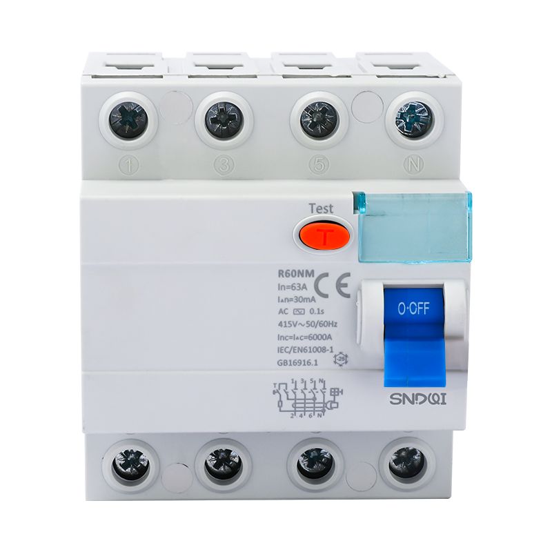 R60N高分斷RCCB漏電斷路器4P